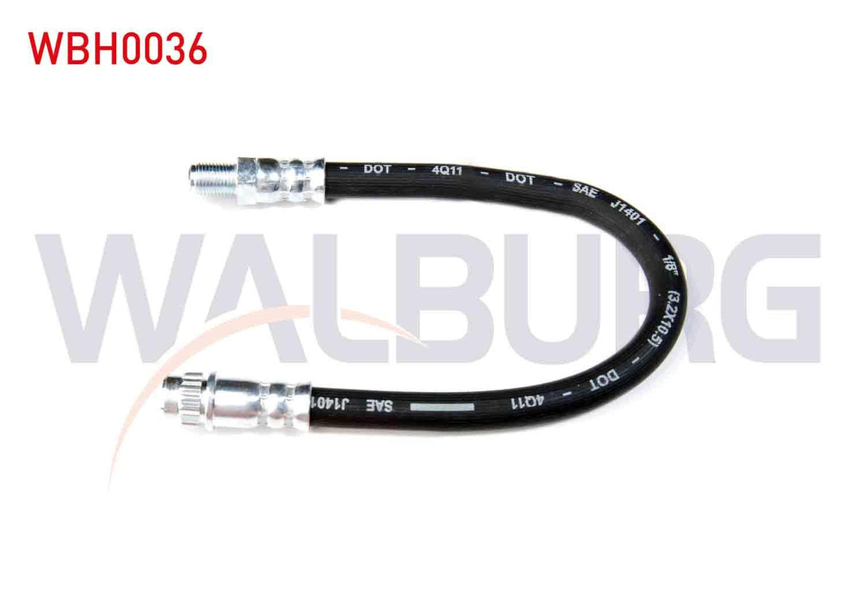 WALBURG WBH0036 Brake Hose Front Left-Right 240mm Renault Clio I (B / C57 — Brake Hydraulics