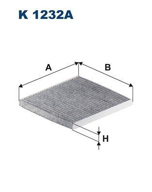 Filtron K1232A Cabin Air Filter Accent Blue / Ix35 / Tucson / Sportage Diesel 04-> — Air & Cabin Filters