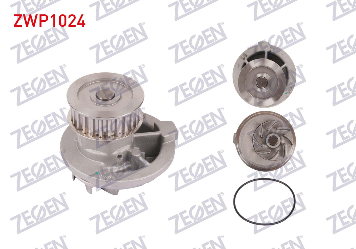 Zegen ZWP1024 Water Pump Opel Astra F 1.6i 1991-1998 / Astra F 2.0 1991-1998 / Astra F Classic 1.6i — Water Pump & Thermostat