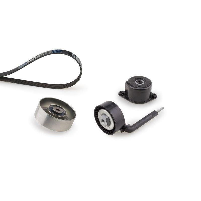 GATES V Belt Kit K216PK2083 - Compatible with BMW E60 and E61 Series (2004-2010) — Belts