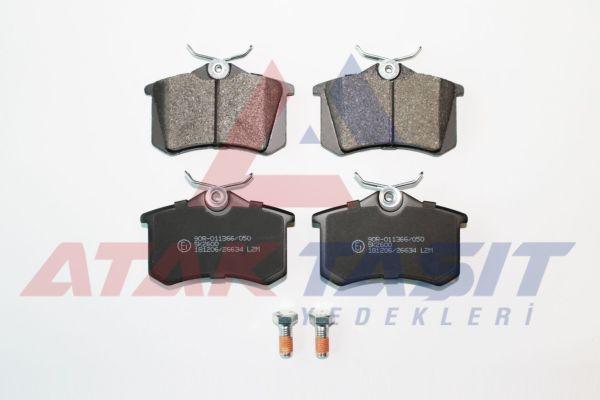 AP 05P634 Brake Pad Rear 17,4mm Golf IV-V-VI / Jetta V-VI / Polo III-IV-V-VI / Caddy III / Clio III / Megane III — Brake Pads