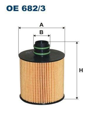 FILTRON OE682-3 Oil Filter - Compatible with Doblo, Bravo, Freemont — Oil Filters