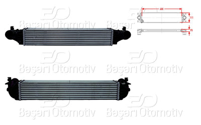 Wisco 2113870-00 Turbo Radiator (Intercooler) 600X111x95 Opel Astra K 1.4 T 15 > — Radiators & Fans