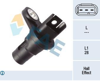 FAE 79445 Camshaft Shaft Sensor 07-1-Series (E81-E87) 3-Series (E90-F30-F80) 5-Series (E60-E61) X1-X3-X5 — Timing