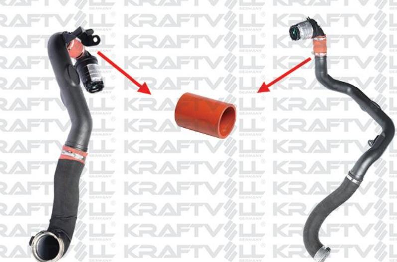 Kraftvoll 10031093 Renault Master 3 2010- 2.3 dCi Turbo Hose Single Small Silikon — Turbo & Supercharger