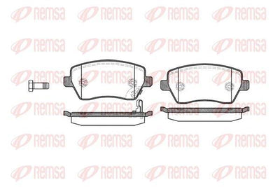 REMSA 0987.11 Brake Pad — Brake Pads