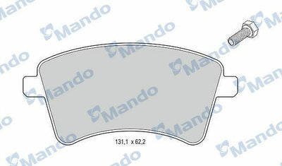 Mando MBF015240 Brake Pads Front Set Compatible with Renault Kangoo