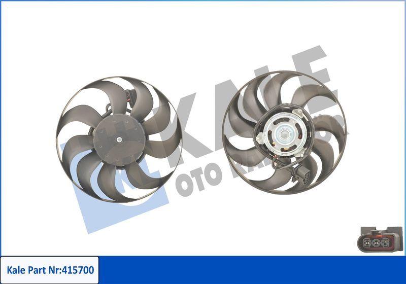 KALE Fan Motor 415700 - 90W Cooling System for Polo IV and Ibiza — Motors, Pumps & Antennas