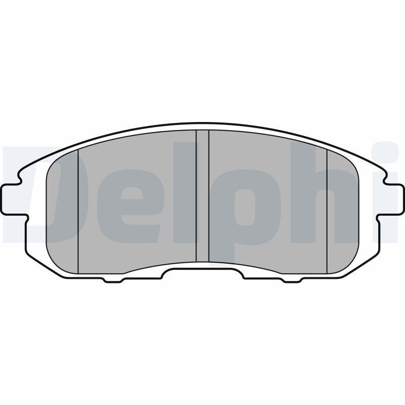 Delphi LP2148 Front Brake Pad Nissan Juke 1.6 2013- Maxima QX 1995-2003 Latitude SX4 — Brake Pads