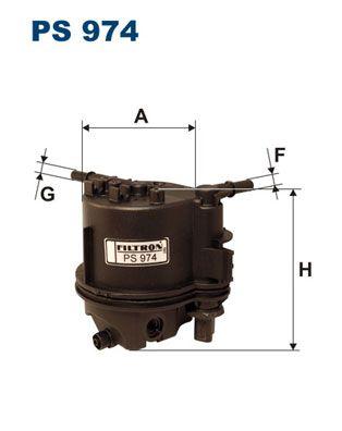 Filtron PS974 Diesel Filter 206 207 307 Bipper Fiesta V Fusion 1.4 HDi TDCi 01-15 — Fuel Delivery