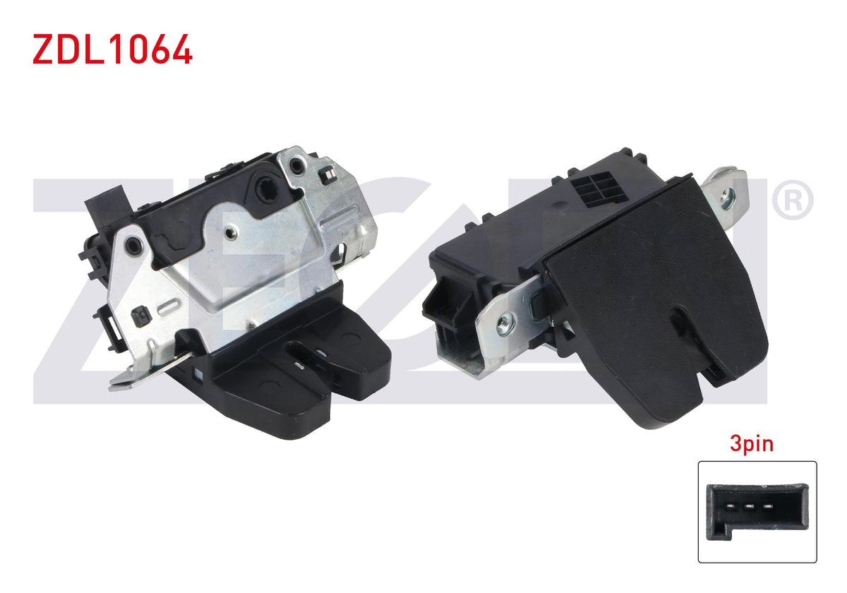 Zegen ZDL1064 Trunk Lock 3 Pin Opel Astra H 2004-2010 / Zafira B 2005-2011 — Handles, Locks & Latches