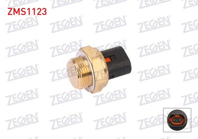 Zegen ZMS1123 Fan Switch 92-82C Renault R9 1981-1989 / R11 1983-1988 / R19-R21 1988-1996 / Clio I-II 1990-2005 / Megane I-II 1996-2008 / Master II 1998-/ Traffic 1980-2001