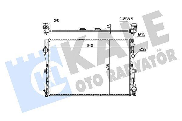 KALE Radiator 14-C Series W205 E Series W213 - Reliable Motor Water Radiator — Radiators & Fans