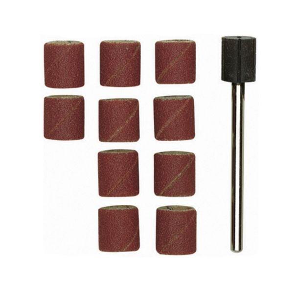 Proxxon 28980 Spiral Sanding Set with Pin (10 pcs)