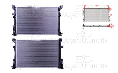 Wisco 3113084-00 Su Radiator Brazing Mt 640X438x26 Mercedes-Benz Gla. CLA 200. CLA 180D. A160. A180. A200. — Radiators & Fans