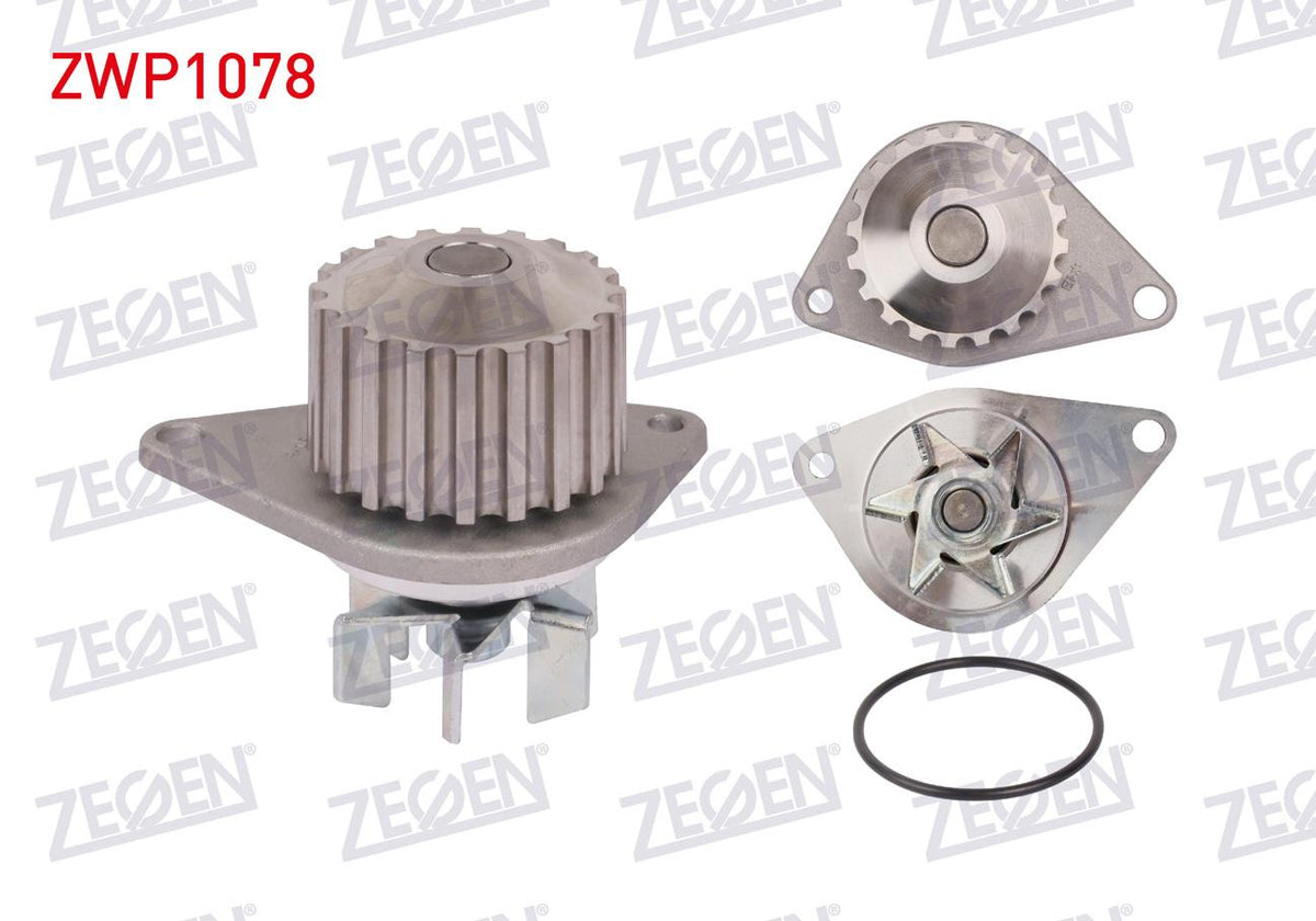 Zegen ZWP1078 Water Pump 206 1.4i 1998-2006 / 106 II 1.4i 1996-2002 / 306 1.4i 1993-2002 / 307 1.4 — Water Pump & Thermostat
