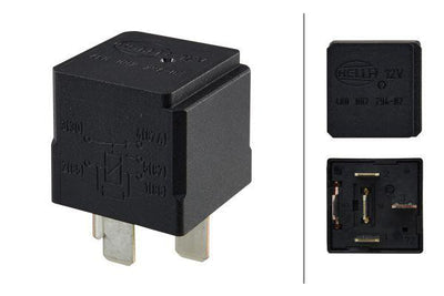 Hella 4RD007794-021 4Rd007794021 / Mini Relay (Changeover) 12V 30A 5 Pin without Bracket Crafter Sprinter — Switches & Relays