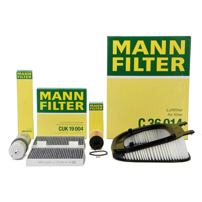 Mann Bmw X5 F15 Body 2.5d (2013-2015) Scheduled Service Filter Set — Maintenance & Service Kits