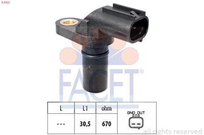 Facet 9.0522 Crankshaft Shaft Sensor (Automatic Transmission) Kalos Lacetti Nubira 1.4 1.6 Auris Yaris 1 — Pistons & Rotating