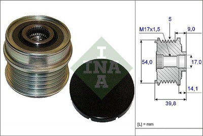INA 535017110 Alternator Fiat Egea-Linea-Bravo II-Alfa Giulietta 05-1.4-1.4 T-Jet — Starting & Charging