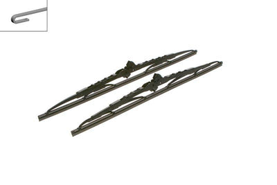 Bosch 3397118542 Wiper Set Twin 475-450 Honda Civic II 88-95 Hyundai S Coupe 92-96 Ford Ka 96-02 — Wipers