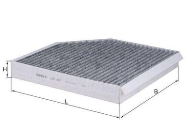 Mahle LAK667 Cabin Air Filter Audi A6 A7 A8 11-18 with Carbon 1.8-3.0 TFSI 2.0 TDI — Air & Cabin Filters