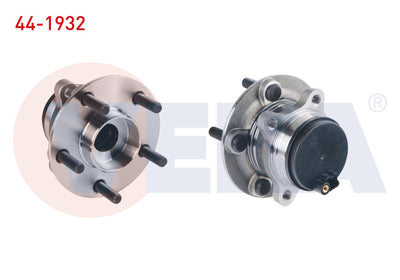 Veka 44-1932 Wheel Hub Left-Right Rear with Bearing with ABS 5 Bjn Ford Mondeo 1.5 Ecoboost-1.6 TDCi-2.0 TDC — Hub Assemblies