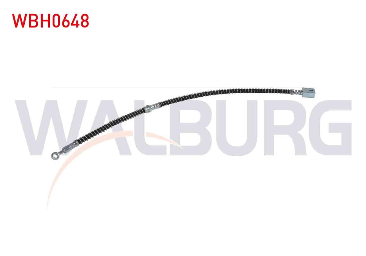 WALBURG WBH0648 Brake Hose Front Left-Right 680mm Ssangyong Actyon 200 XDi 2005-2012 / Ssangyong Actyon I — Brake Hydraulics