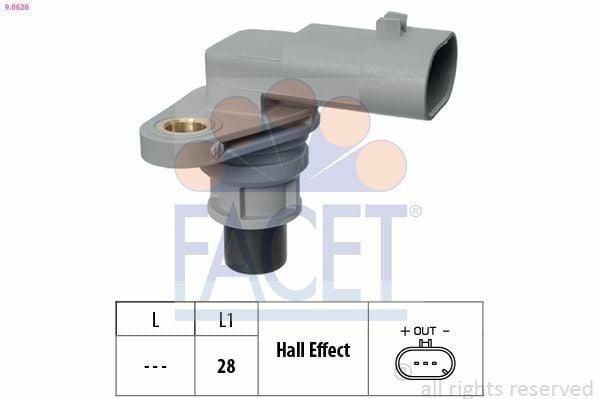 FACET 9.0626 Crankshaft Position Sensor - Compatible with Alfa Romeo Models — Engine Management Sensors