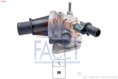 Facet 7.8639 Thermostat Opel Corsa C Combo C Z13dt-Dth Punto Doblo Linea 13 Mult — Water Pump & Thermostat