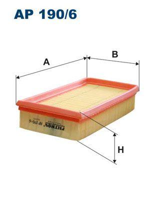 Filtron AP190-6 Air Filter Opel Agila II 1.3 CDTi Suzuki Swift III-IV Splash 1.3 DDiS — Air & Cabin Filters