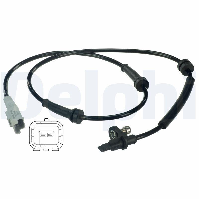 Delphi SS20402 ABS Sensor Rear Berlingo Multıspace C4 Grand Picasso C4 Picasso 5008 Partner Tepee — Brake Sensors & ABS