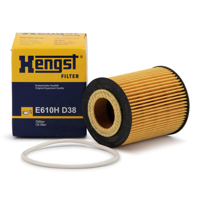 Hengst E610HD38 Oil Filter Opel Astra G/Vectra B-C/Omega B, Zafira A X18XE/X25XE — Oil Filters