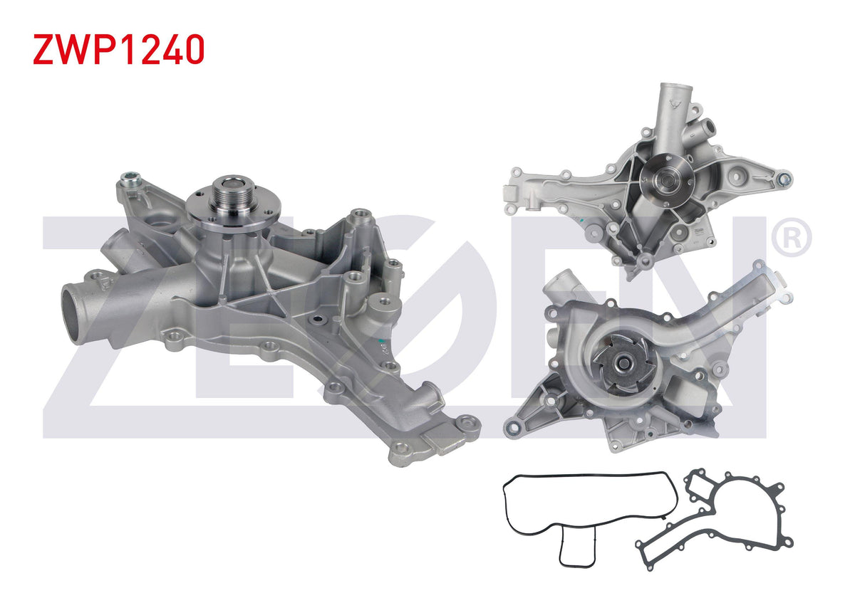 Zegen ZWP1240 Water Pump Mercedes (W203) C 240-C 320 00-06 / CLK (C208) 240-320 97-09 / (W210) E 24 — Water Pump & Thermostat
