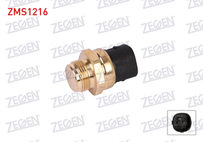 Zegen ZMS1216 Fan Switch (95-90 C) Volkswagen Polo 2005-2009 / Audi A3 1996-2003 / Seat Leon 1999-2006