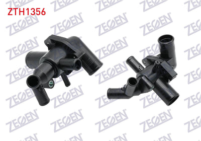 Zegen ZTH1356 Thermostat Housing (with Switch, with Gasket) 88 C Ford Transit (V362 — Water Pump & Thermostat