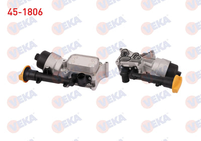 Veka 45-1806 Oil Cooler Complete Thick Type Fiat Linea 1.3 Mjt 90Hp 2007-/ Doblo-Punto 1.3 Mjt 1999-2010 / Opel — Oil System