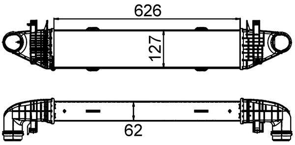 Mahle CI428000S Intercooler Radiator Mercedes W204/S204/C204/W212/C207/A207 07-17 — Radiators & Fans