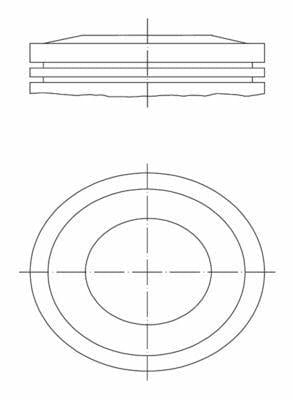 MAHLE Piston + Piston Ring Std 77.60mm for Opel Corsa C-Astra 1.4 Z Xe — Pistons & Rotating