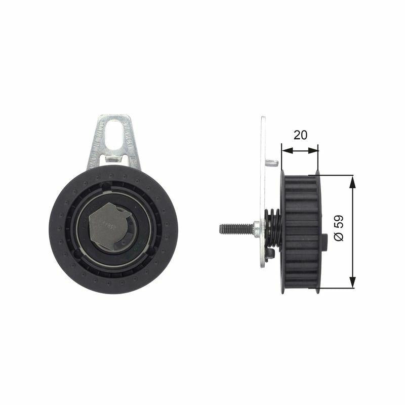 GATES T43108 - Alfa Romeo 2.0 TS Belt Tensioner — Pulleys & Tensioners