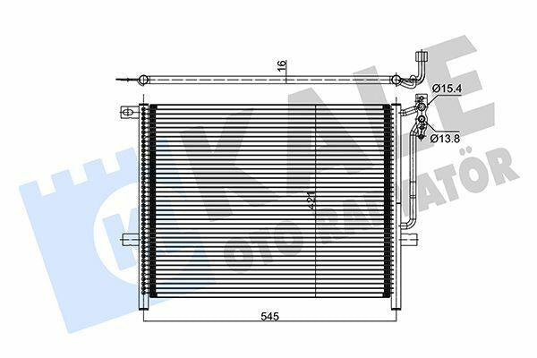 Kale 376800 Climate Radiator (Condenser) - E46 Series — Radiators & Fans