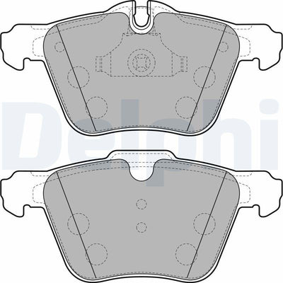 Delphi LP2114 Brake Pad Front Jaguar XF / XJ / XK / F-Type — Brake Pads