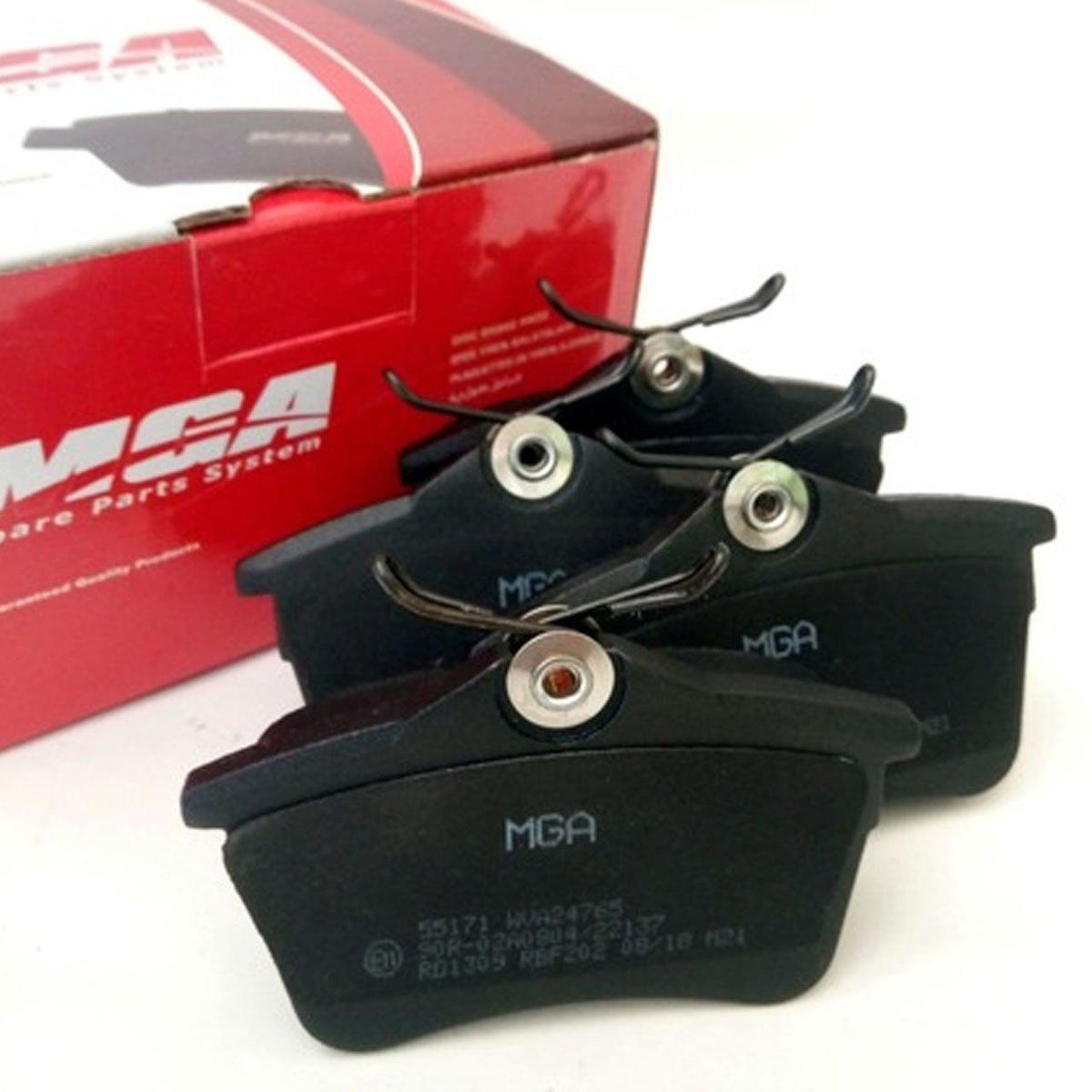 MGA Peugeot 307 2001-2006 Rear Brake Pad Set — Brake Pads