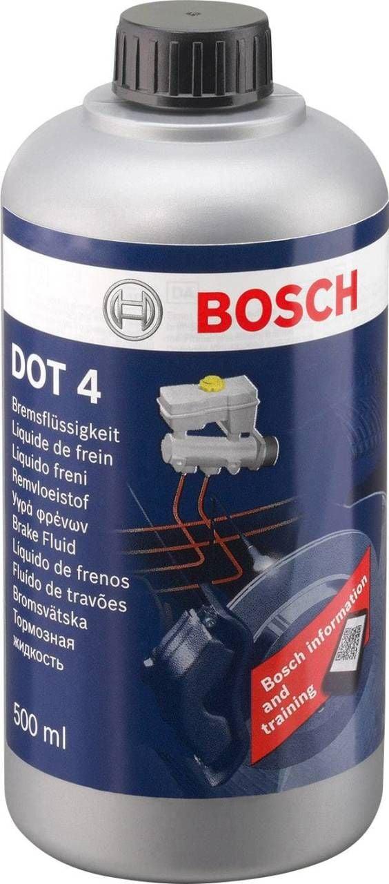 BOSCH DOT4 Hydraulic Brake Oil - 500 ml for All Vehicles — Fluids & Chemicals