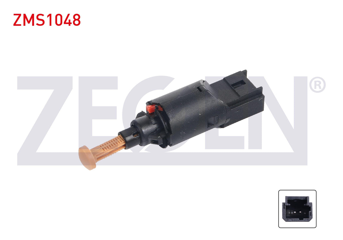 Zegen ZMS1048 Brake Light Switch Citroen Berlingo 1996-2011 / Xsara 1997-2005 / Peugeot 206 1998-2012 / Partner 1996-2013
