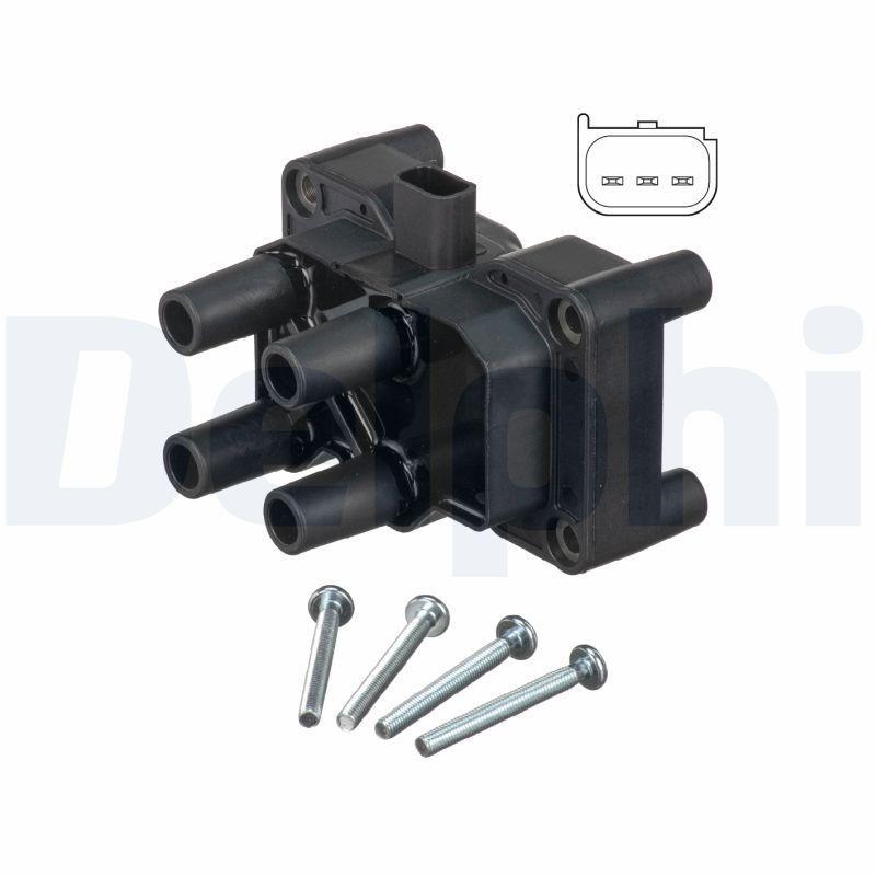 Delphi Ignition Coil GN10205-12B1 - Compatible with Focus, Fiesta and 3 more models — Coils & Plugs