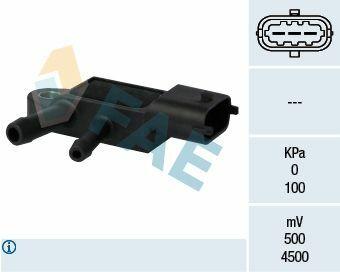 FAE 16105 Exhaust Pressure Sensor for 07 Qashqai, Xtrail & Koleos 2.0 dCi — Vehicle Sensors & Switches