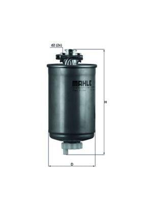 MAHLE Diesel Filter - KL75 for Golf, Passat & T. Porter — Fuel Delivery