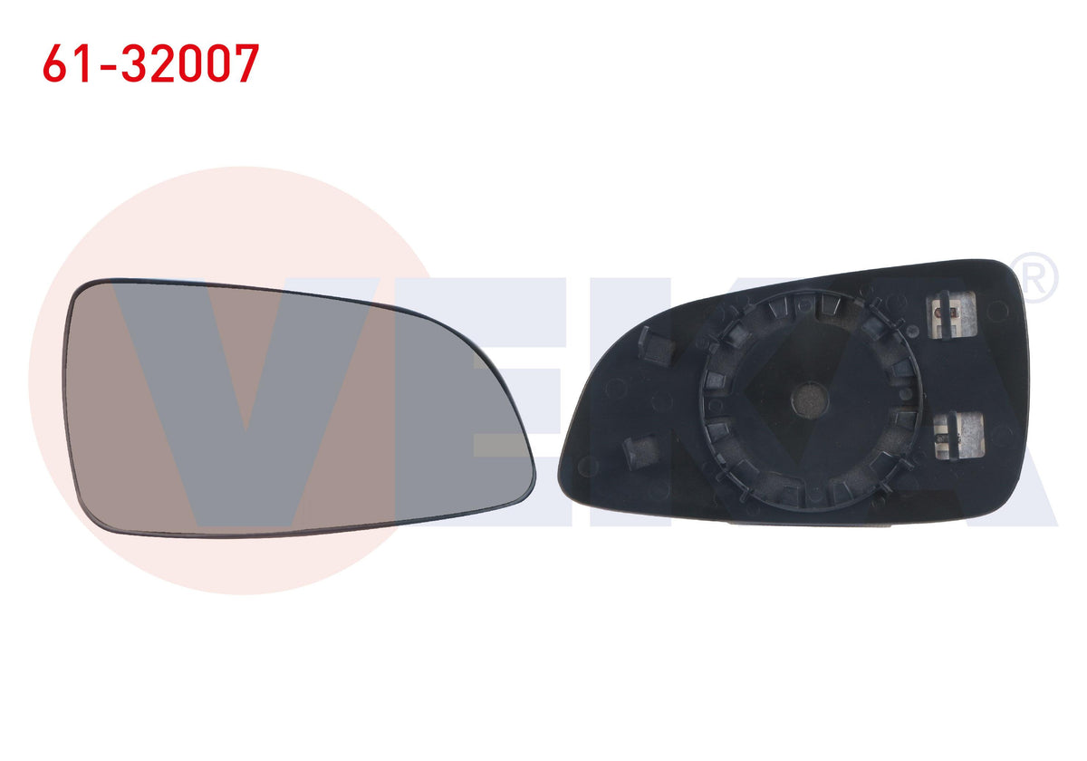 Veka 61-32007 Mirror Glass Right Heated Opel Astra H 2005-2010 — Mirrors