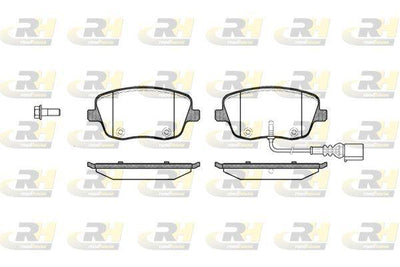 ROADHOUSE 2775.01 Brake Pad Cordoba III 6L2 10 02 — Brake Pads